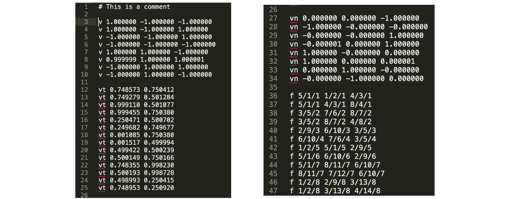 obj format